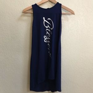 Obsessive Love Navy Dress w/ Text